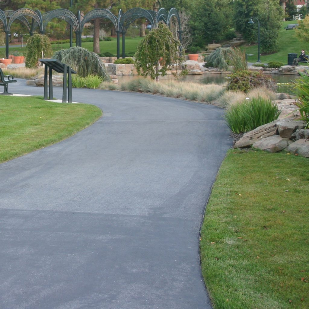 Permaloc Aluminum Edging Restraint - Asphalt Surface